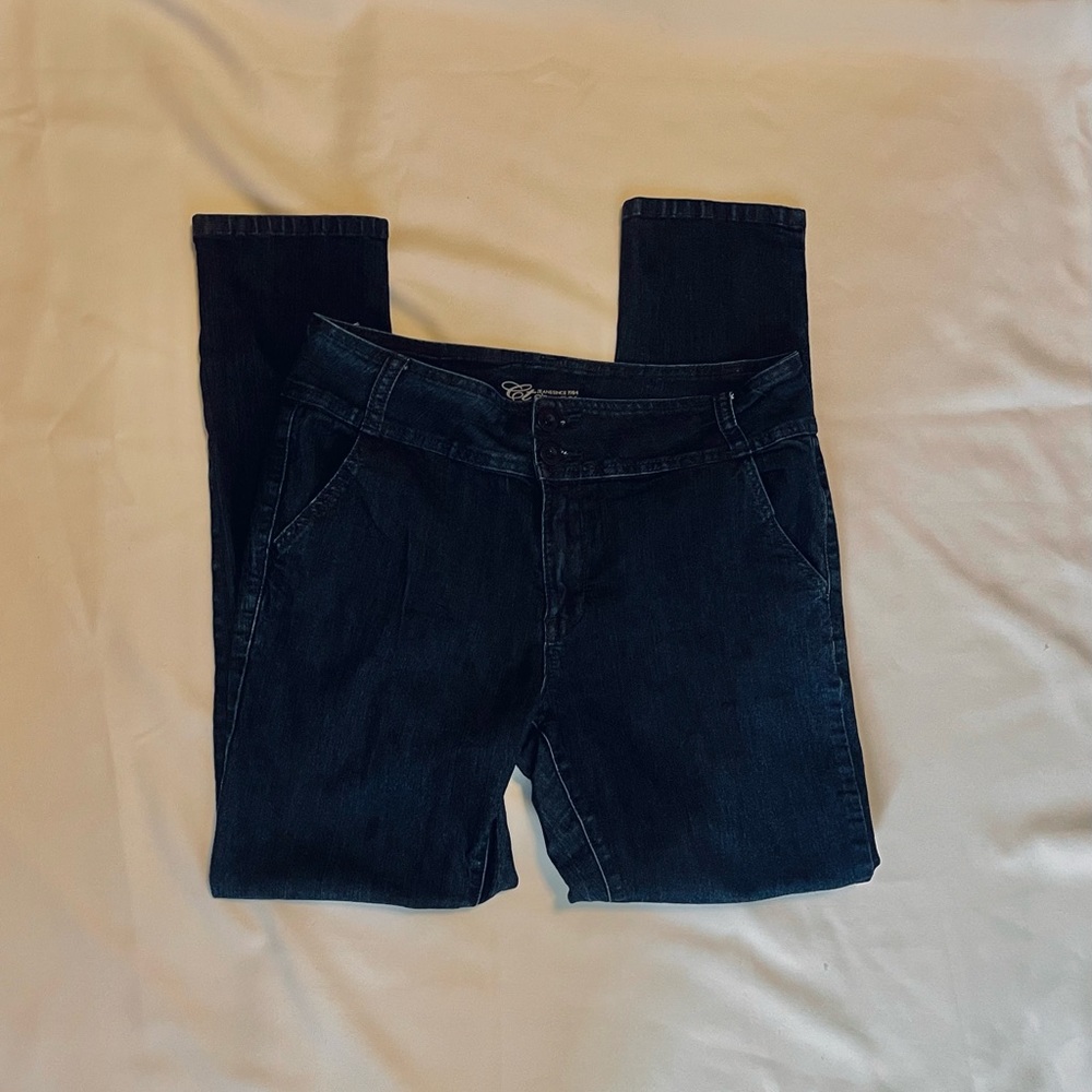 Dark blue jeans